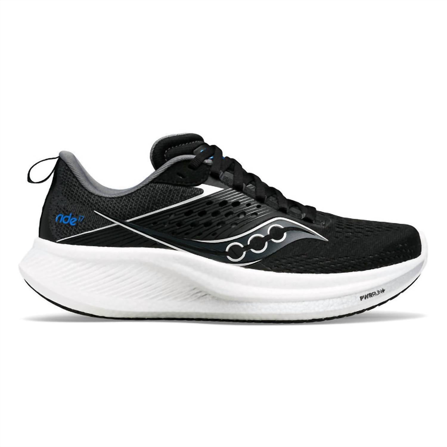 

Мужские кроссовки Ride 17 Wide в черно-белом цвете SAUCONY