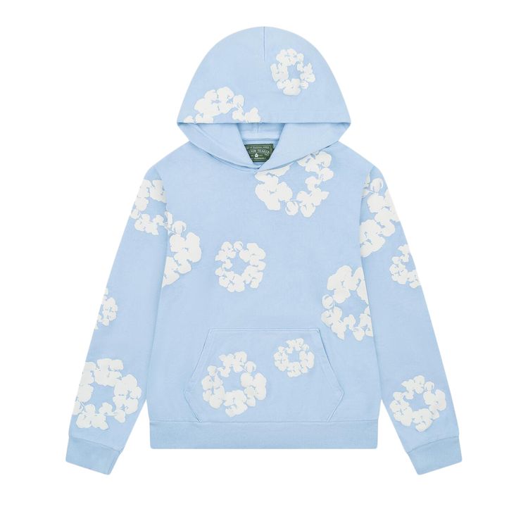 

Толстовка Denim Tears The Cotton Wreath Sweatshirt 'Powder Blue', синий