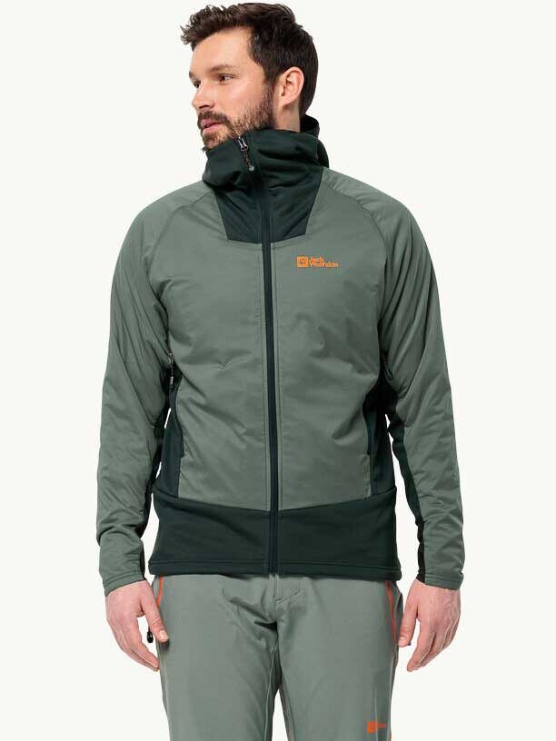 

Куртка Jack Wolfskin ALPSPITZE INS HYBRID M, зеленый