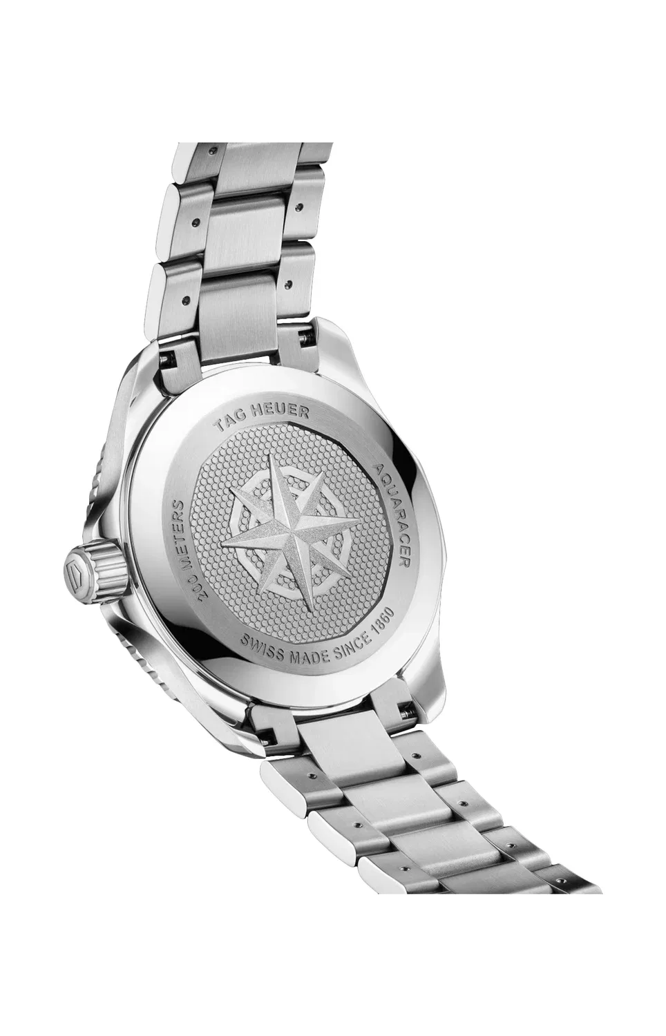TAG HEUER АКВАРЕЙСЕР ПРОФЕШНЛ 200 СОЛАРГРАФ, 40 ММ - WBP1114.BA0000, серебряный — фото 4