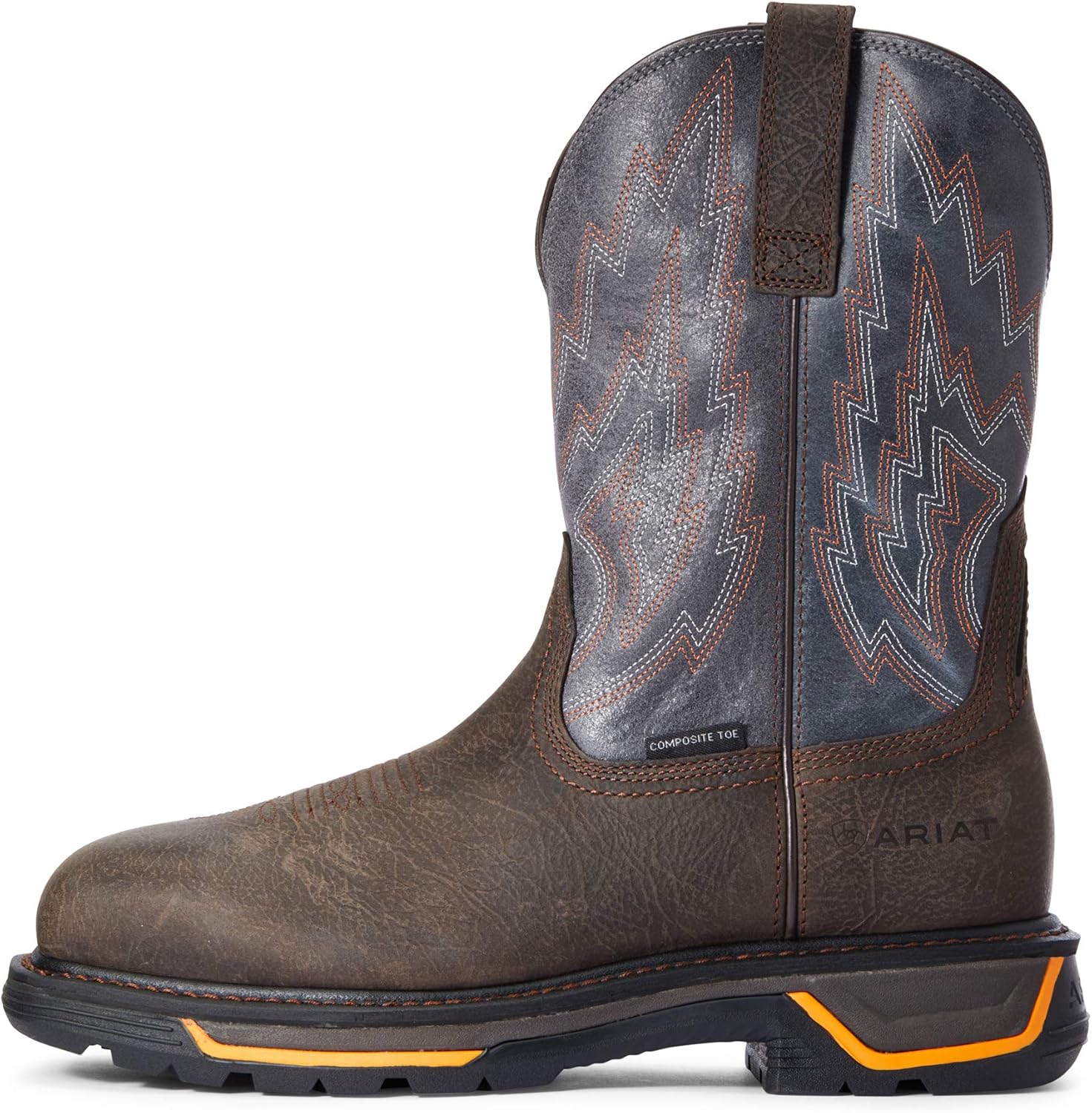Мужские ботинки Ariat Big Rig с композитным носком, Iron Coffee/Slate — фото 2