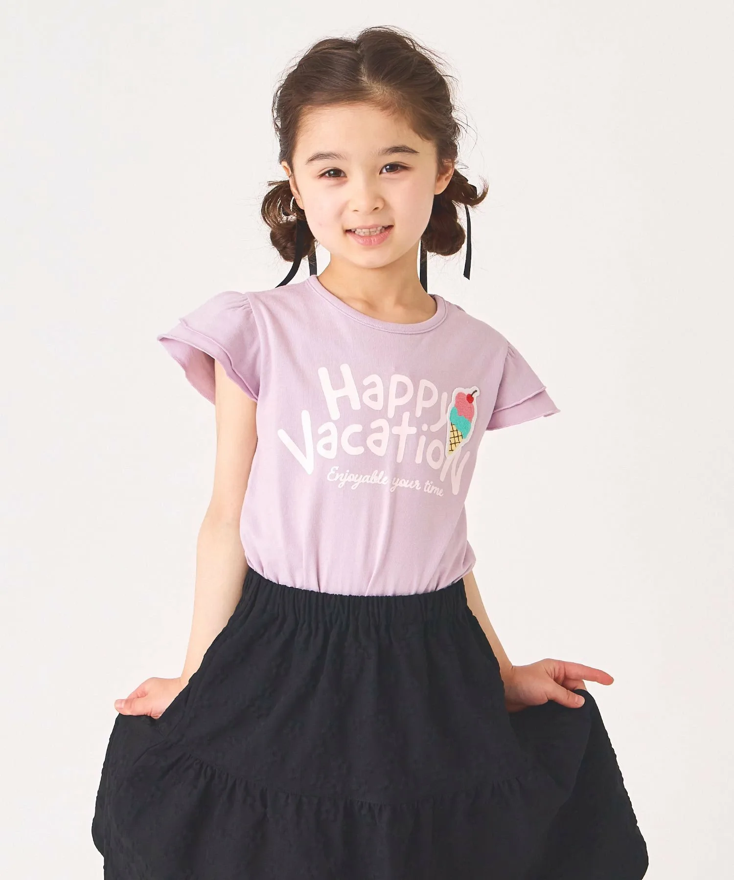 Футболка с коротким рукавом и нашивкой Ever Closet, Dusty Lavender