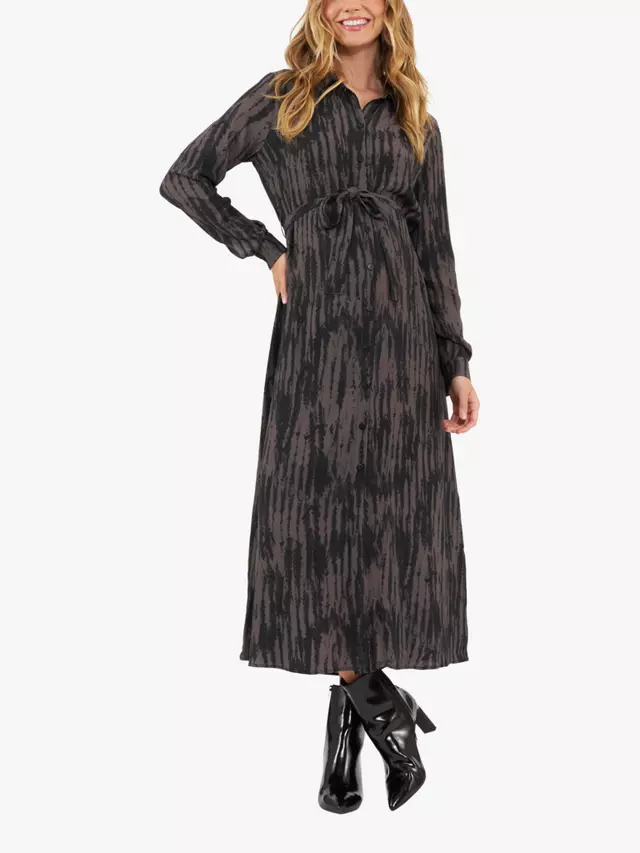 

Платье Ripe Sylvia Shirt Maternity, цвет mocha/black