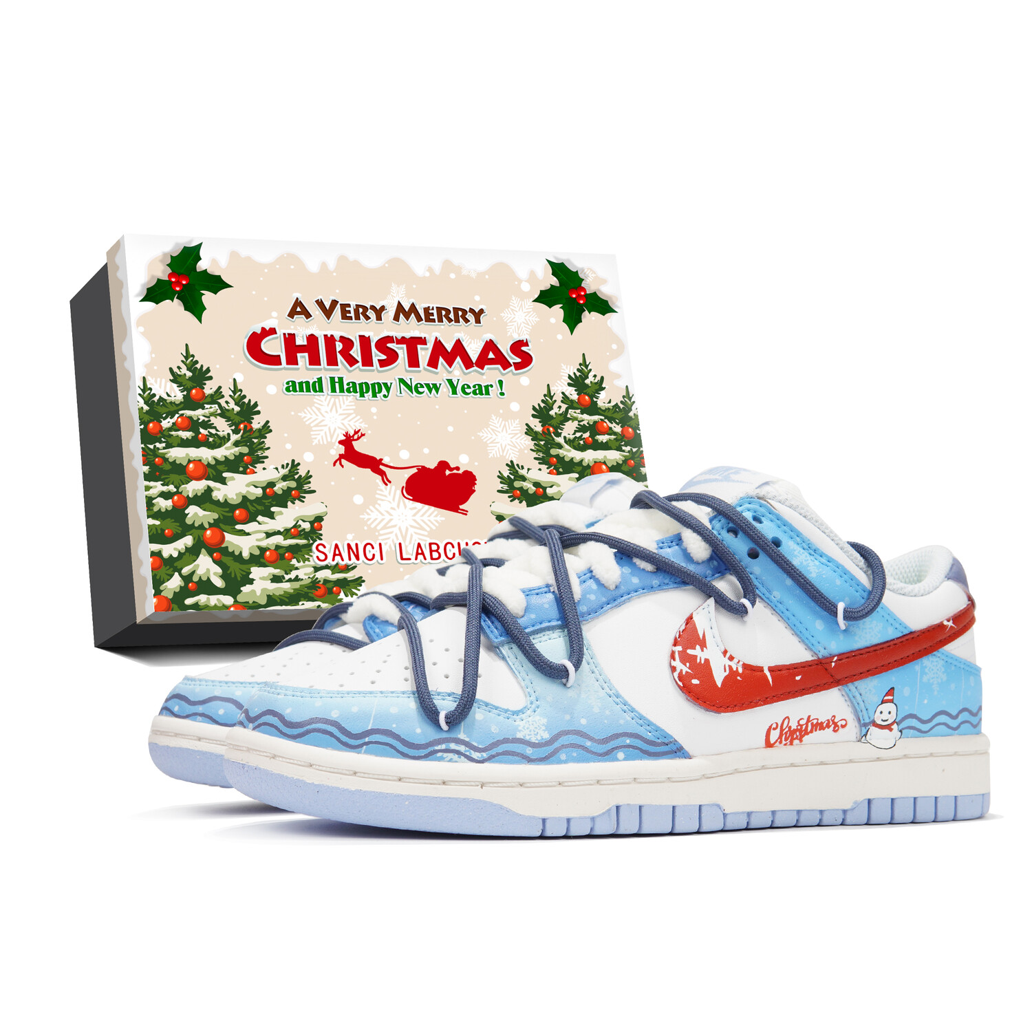 

Кроссовки Nike Dunk Skateboard Shoes Women's Low-Top Blue, синие, Синий, Кроссовки Nike Dunk Skateboard Shoes Women's Low-Top Blue, синие