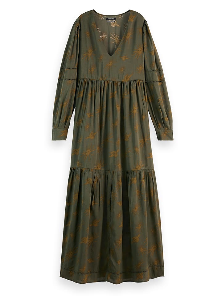 

Длинное платье Scotch & Soda, хаки