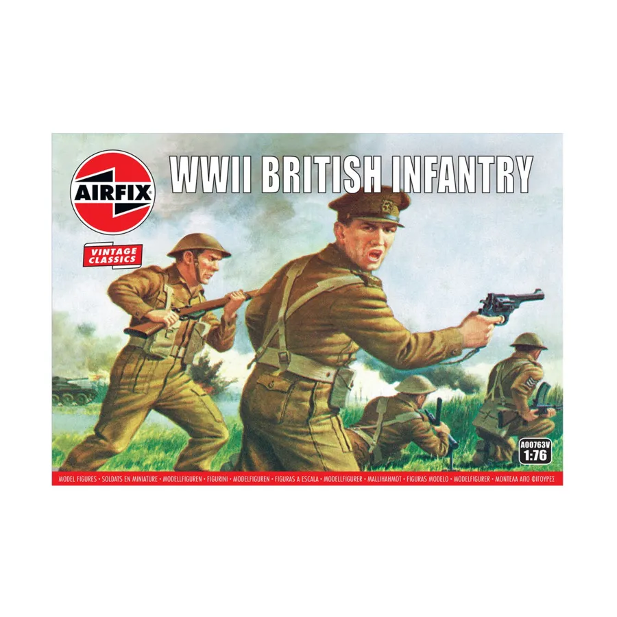 

Британская пехота времен Второй мировой войны в Северной Европе, Vintage Classics (1:76) (Airfix)