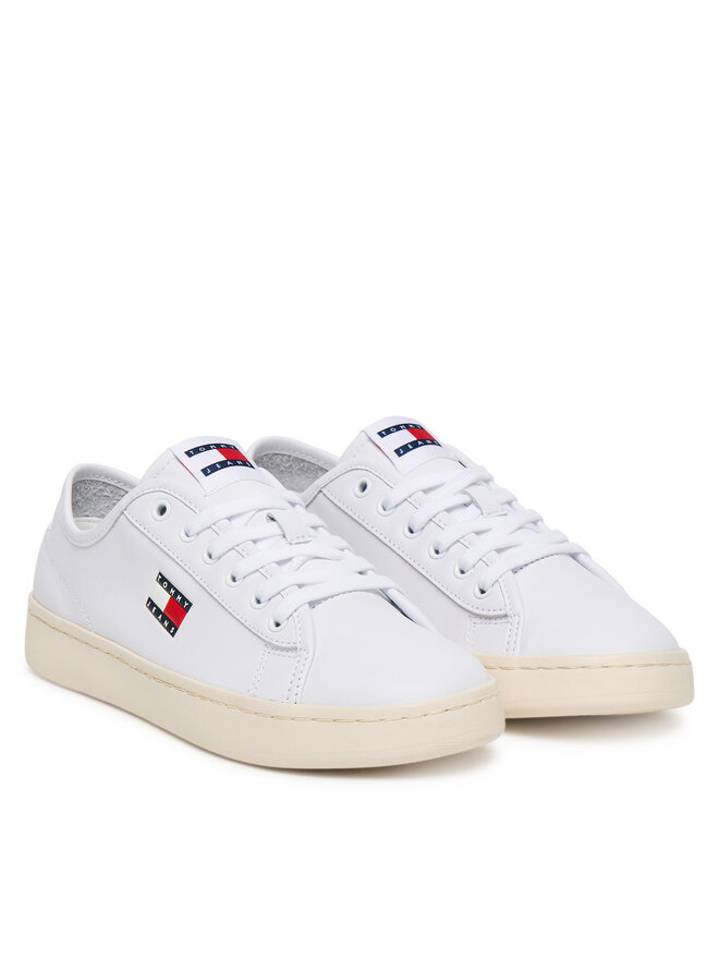 Тканевые кеды Tjw Lightweight Court EN0EN02875 Tommy Jeans, белый — фото 2