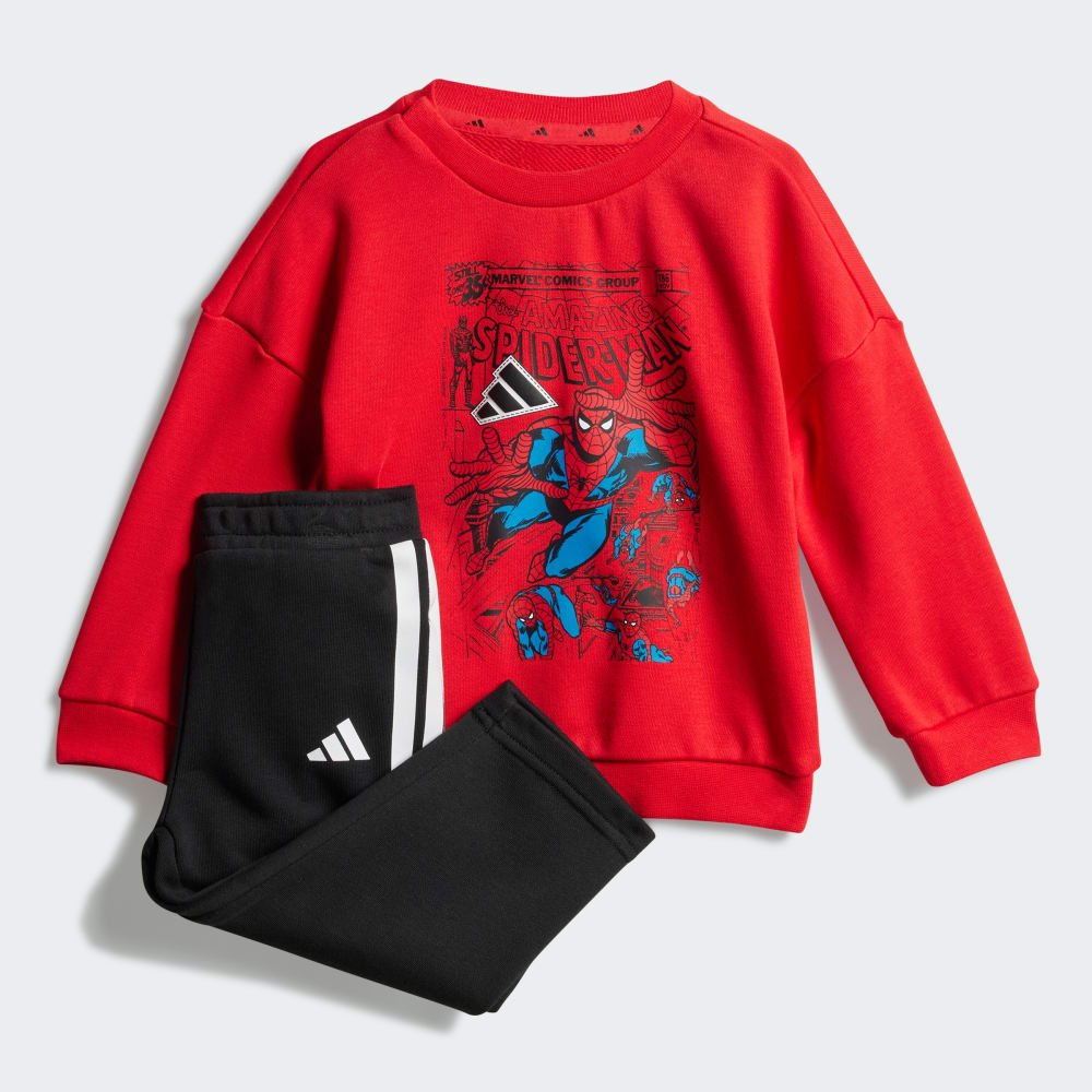 

Комплект Adidas Marvel Spider-Man Jogger Kids, цвет Pure Ruby/White