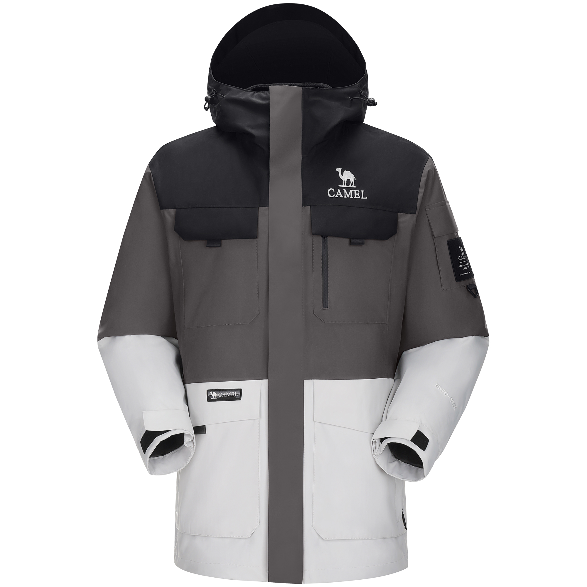 

CAMEL Ветровка мужская, Phantom Black/Ink Gray/Glacier Gray