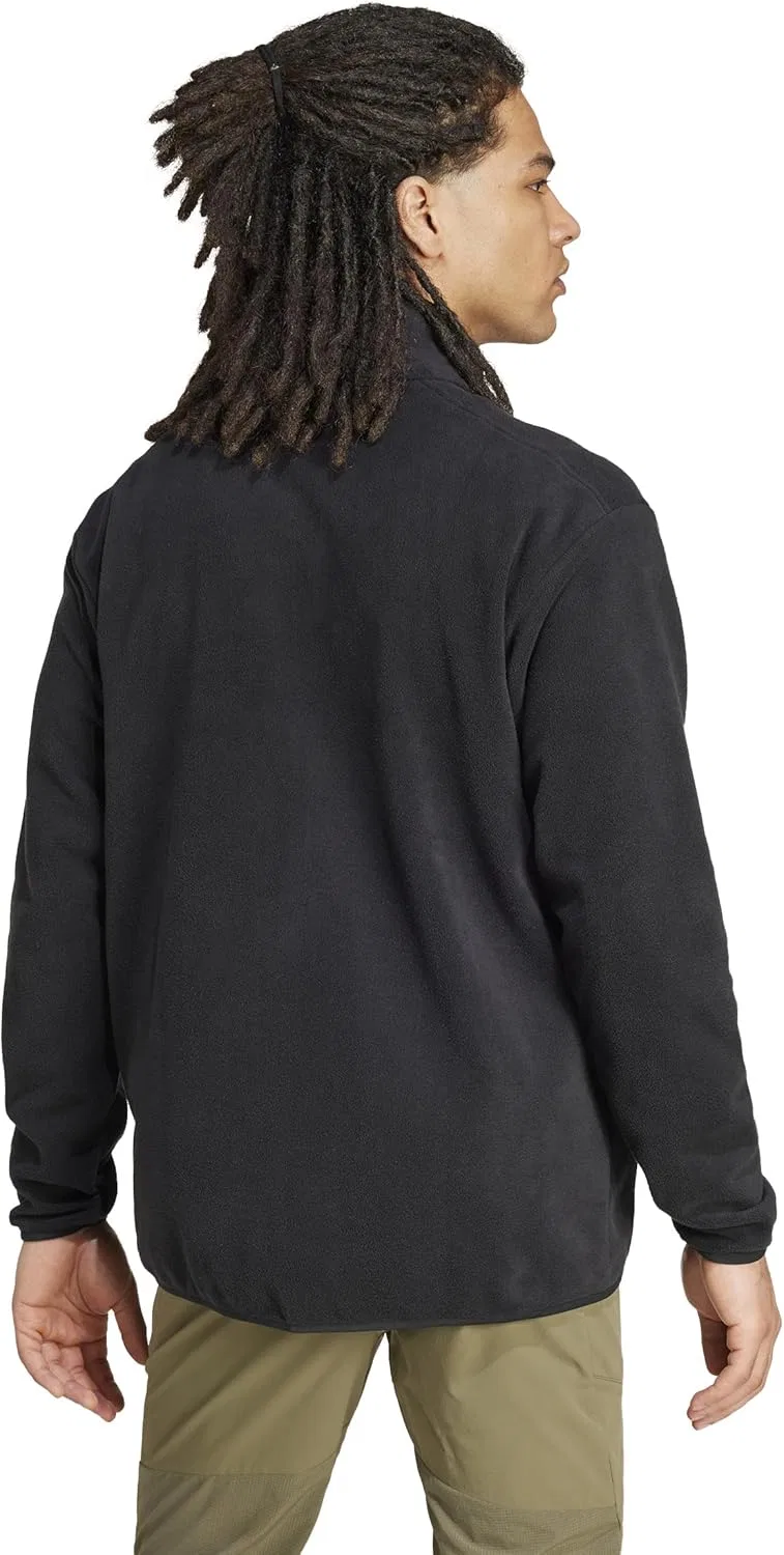 Толстовка Adidas Terrex Multi Full-Zip Fleece, Black, M — фото 3