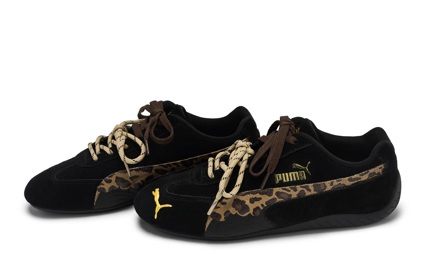 Puma Повседневные кроссовки Speedcat, унисекс, низкие, черно-коричневый — фото 4