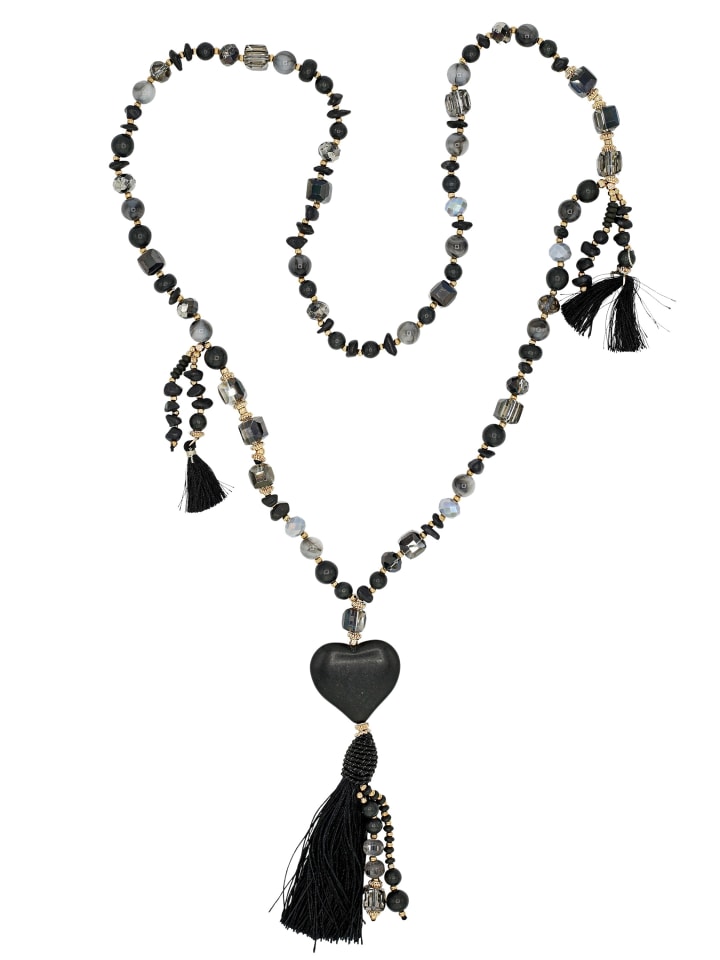 

Collezione alessandro Длинное колье "Шармель" черного цвета