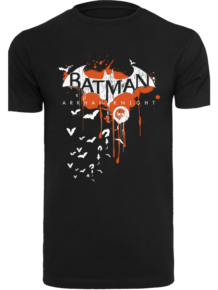 

Футболка F4NT4STIC DC Comics Batman Arkham Knight Halloween Logo Art, черный