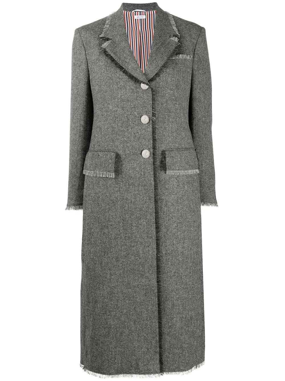 

Пальто с полосками RWB THOM BROWNE, серый