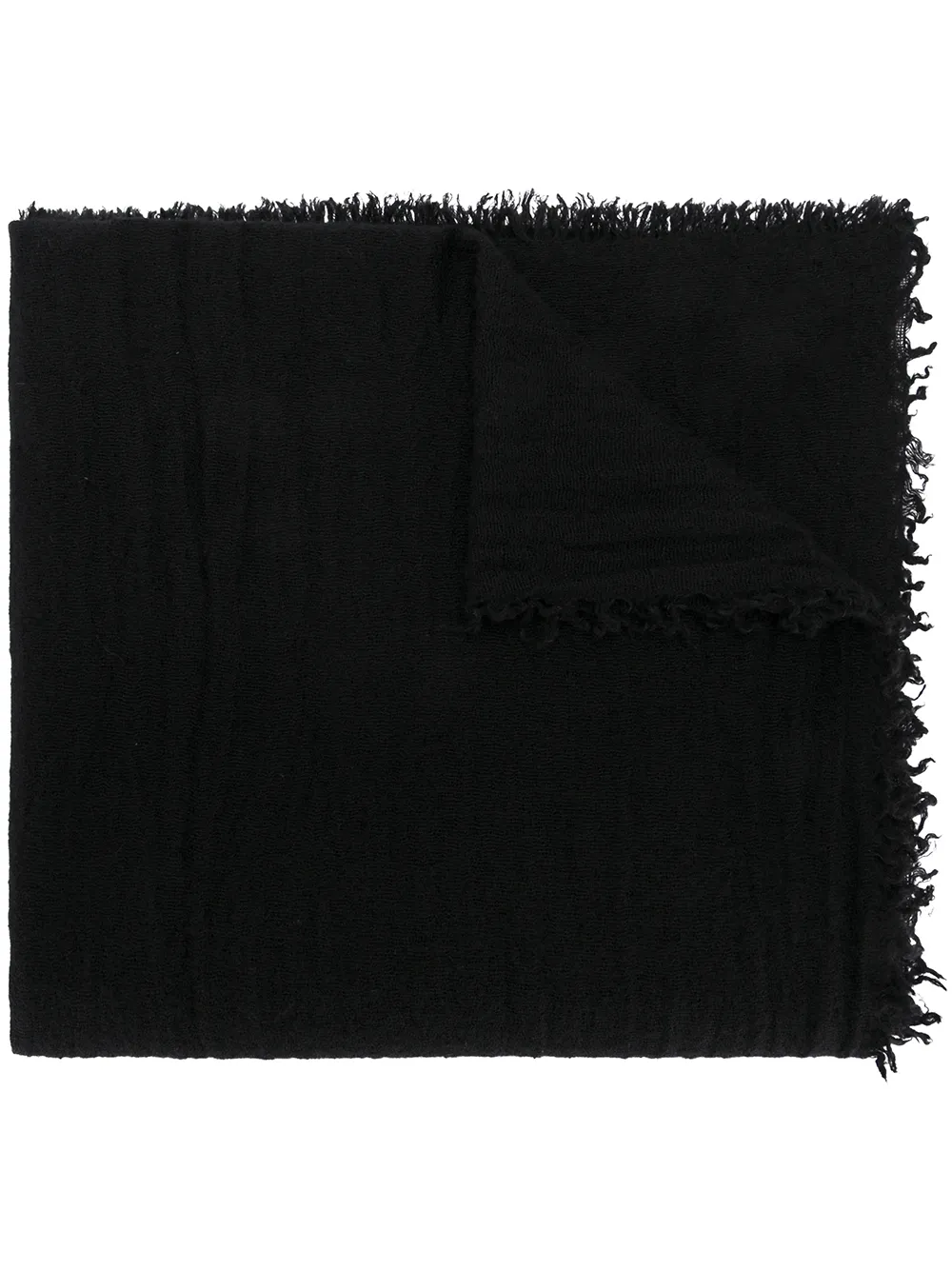 

Вязаный шарф с бахромой FALIERO SARTI, черный