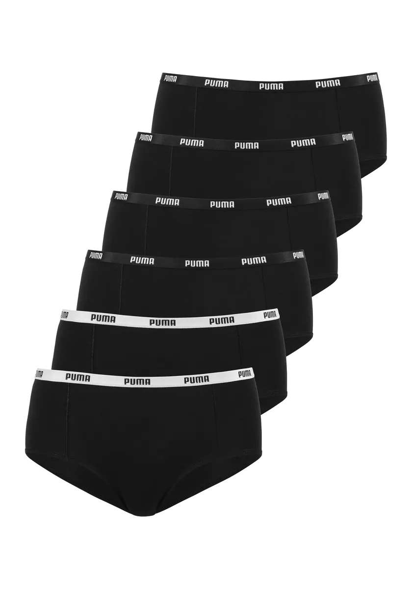 

Трусики PUMA (пакет), с эластичными манжетами с логотипом, черный