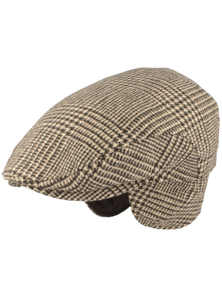 

BREITER Бежевая шапка с защитой ушей