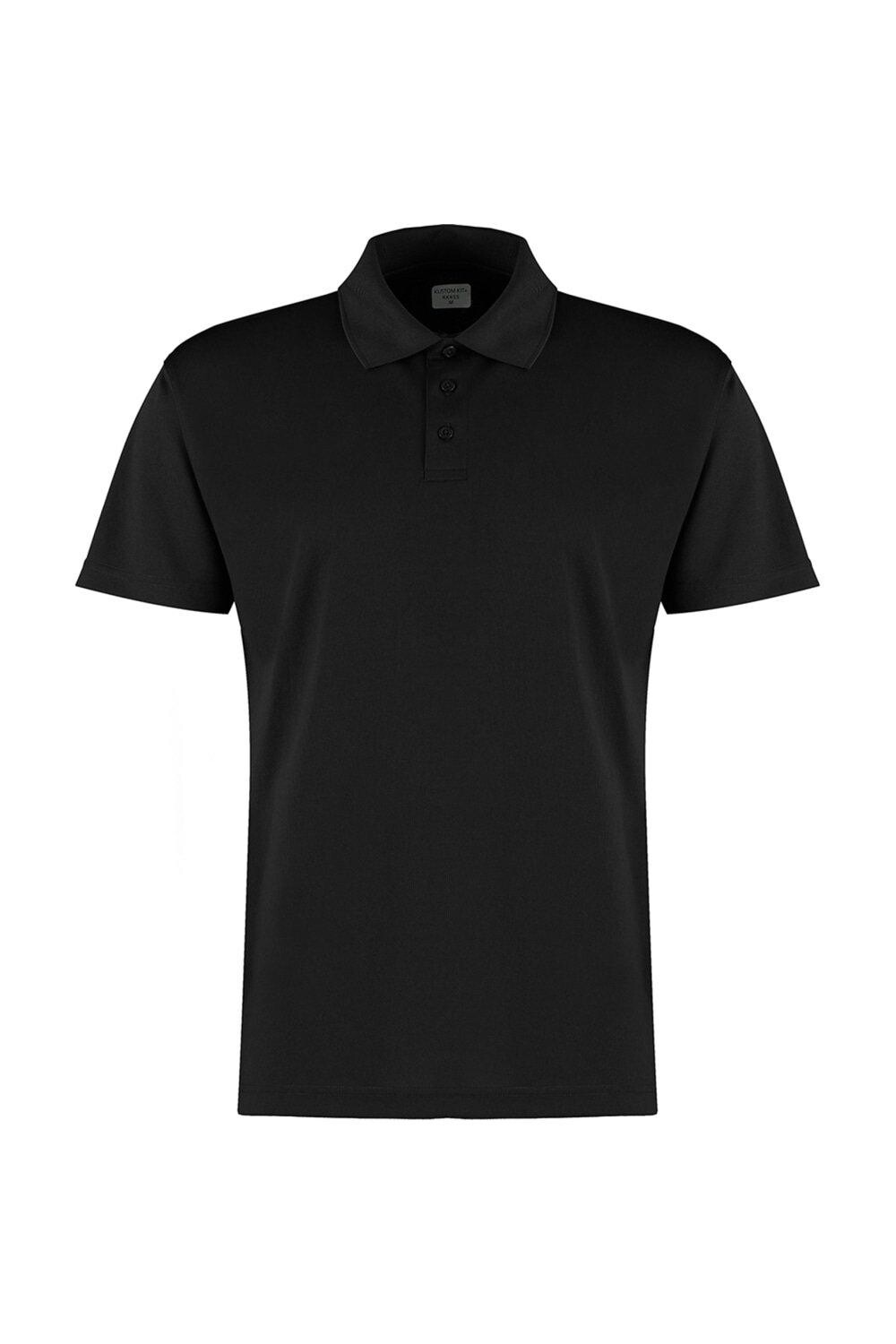 

Рубашка-поло Cooltex Plus из микросетки Kustom Kit, черный
