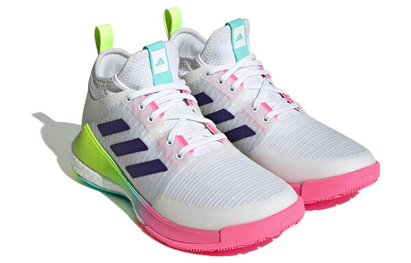 Кроссовки crazyflight mid Adidas, белый — фото 3