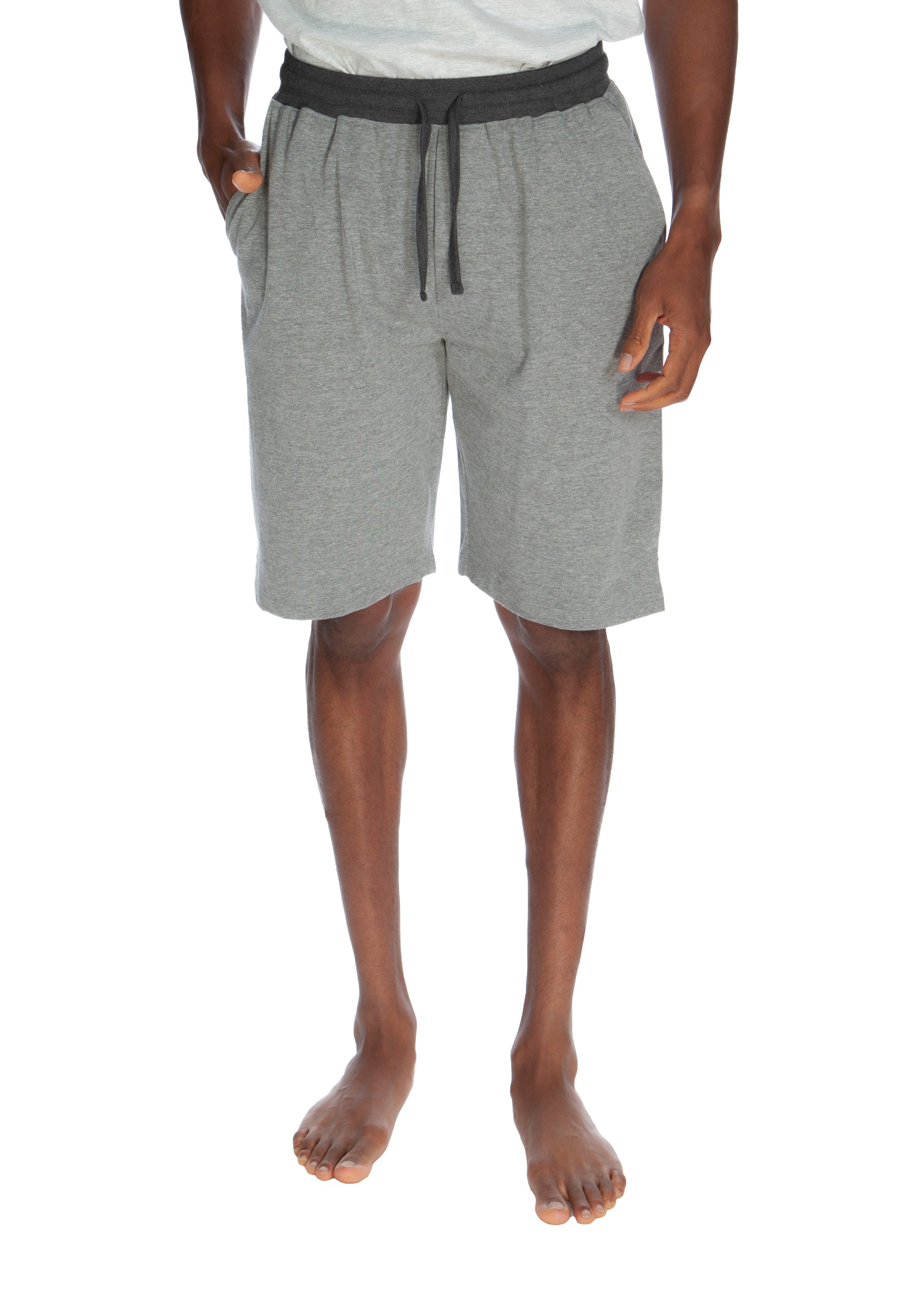 

Короткие шорты с контрастной талией Unsimply Stitched, цвет heather ligth grey