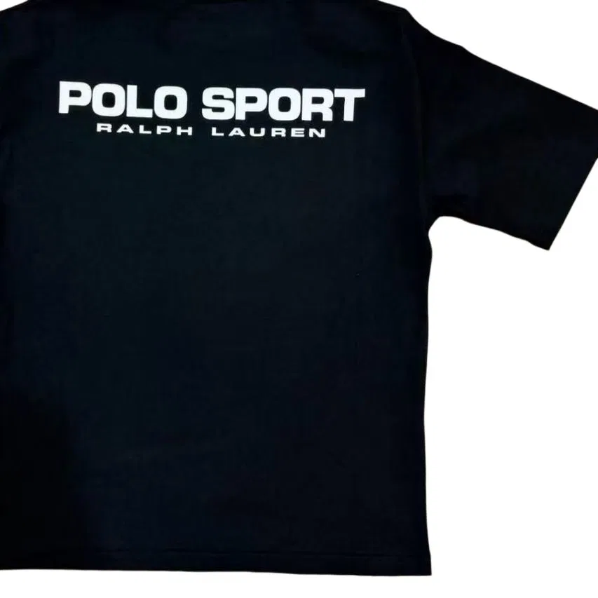 Футболка свободного кроя Polo Sport SS26 T Shirt Polo Ralph Lauren черная — фото 4