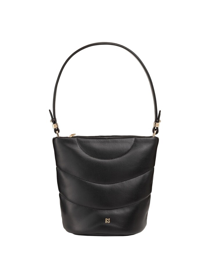 

Наплечная сумка DuDu Barbara Schultertasche Leder 21.5 cm, черный
