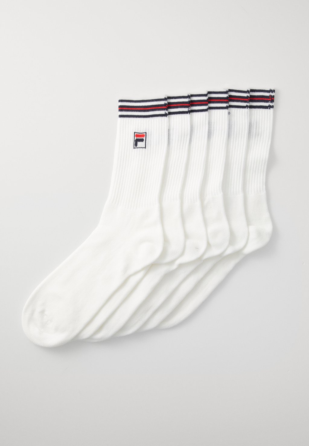 

Носки CREW VINTAGE UNISEX 6 PACK Fila, белый