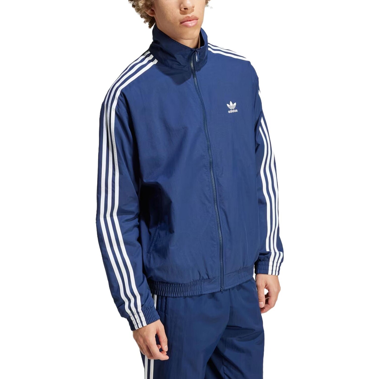 Мужская тканая куртка Firebird темно-синего цвета Adidas Originals, темно-синий — фото 4