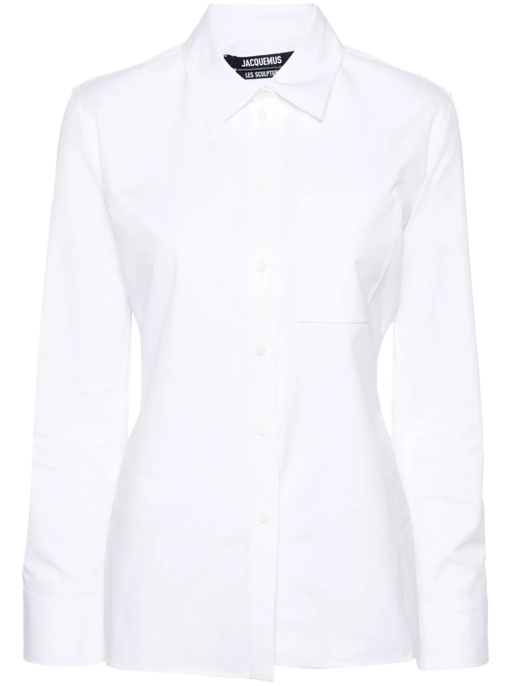 

Рубашка La Chemise de Costume JACQUEMUS, белый