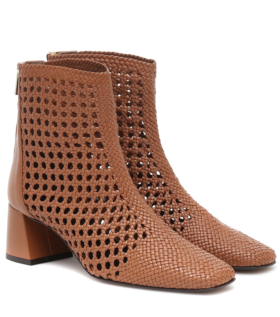 Кожаные ботильоны Nova Ibiza 50 Souliers Martinez, Tierra