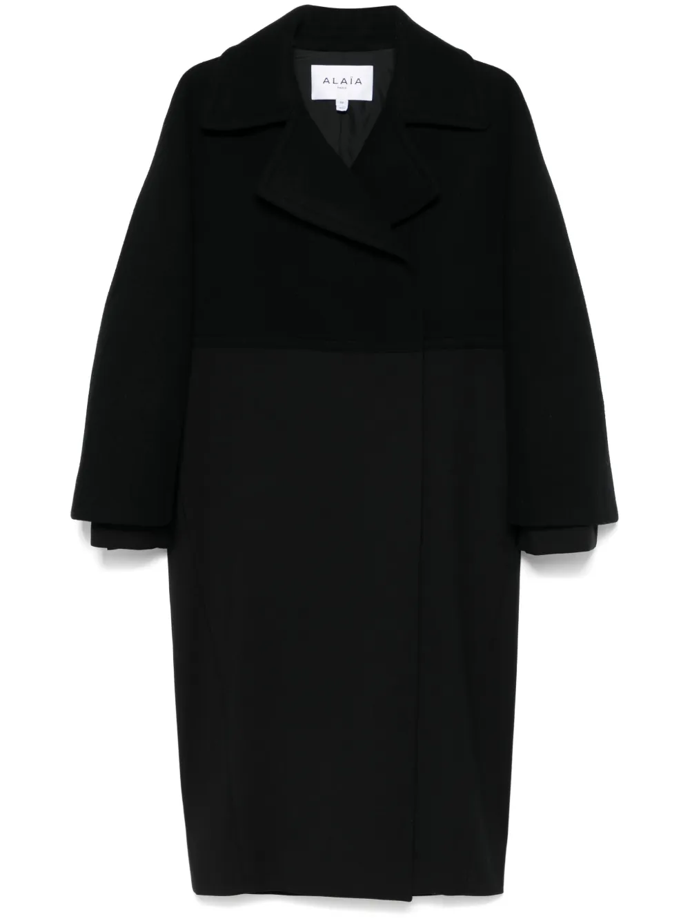 

Двубортное пальто Alaïa, черный