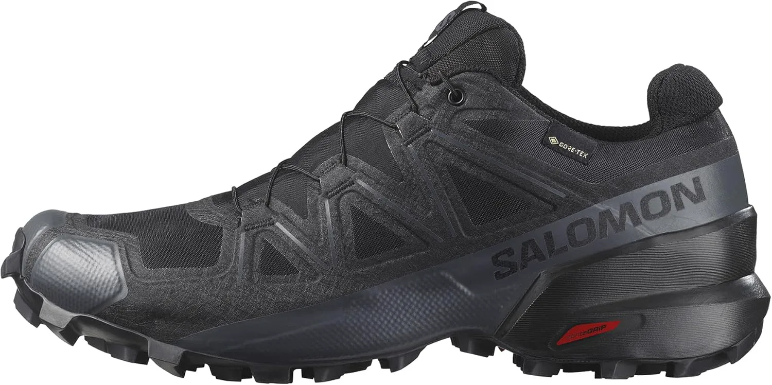 

Мужские водонепроницаемые трейловые кроссовки Salomon Speedcross GTX, черный