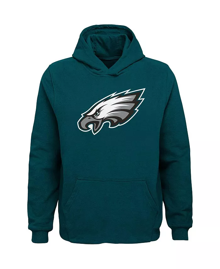 

Большая зеленая толстовка с капюшоном и логотипом Philadelphia Eagles для мальчиков Outerstuff