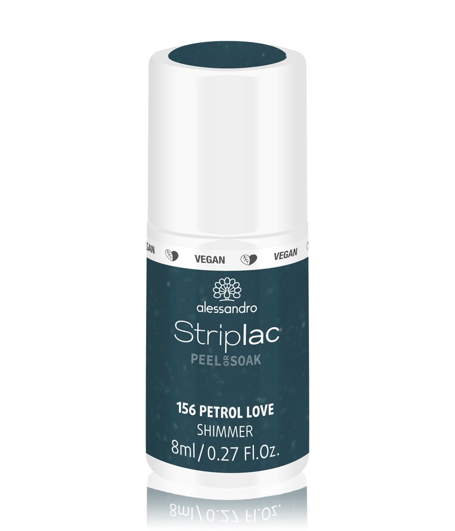 

Лак для ногтей Alessandro Striplac Peel or Soak, Nr. 156 - Petrol Love, 8 ml
