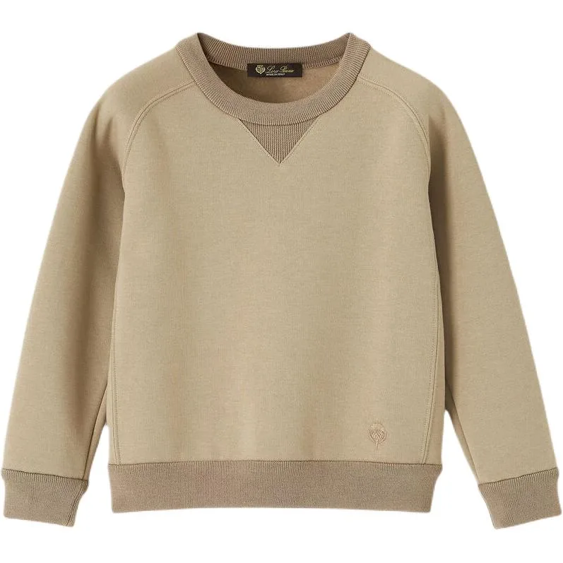 Свитшот SS26 детский Loro Piana, Hay Color