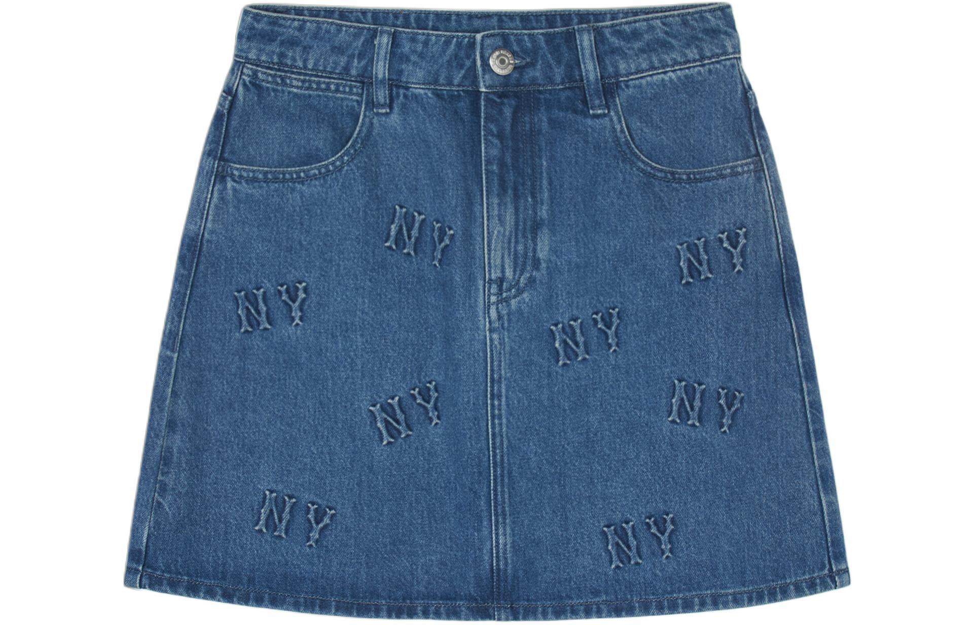 

MLB SS24 New York Yankees джинсовые короткая юбка женская синие