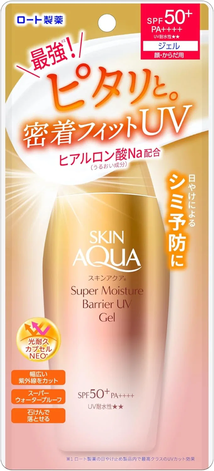 Набор солнцезащитных средств Skin Aqua с гиалуроновой кислотой, SPF50+, 170 г — фото 3