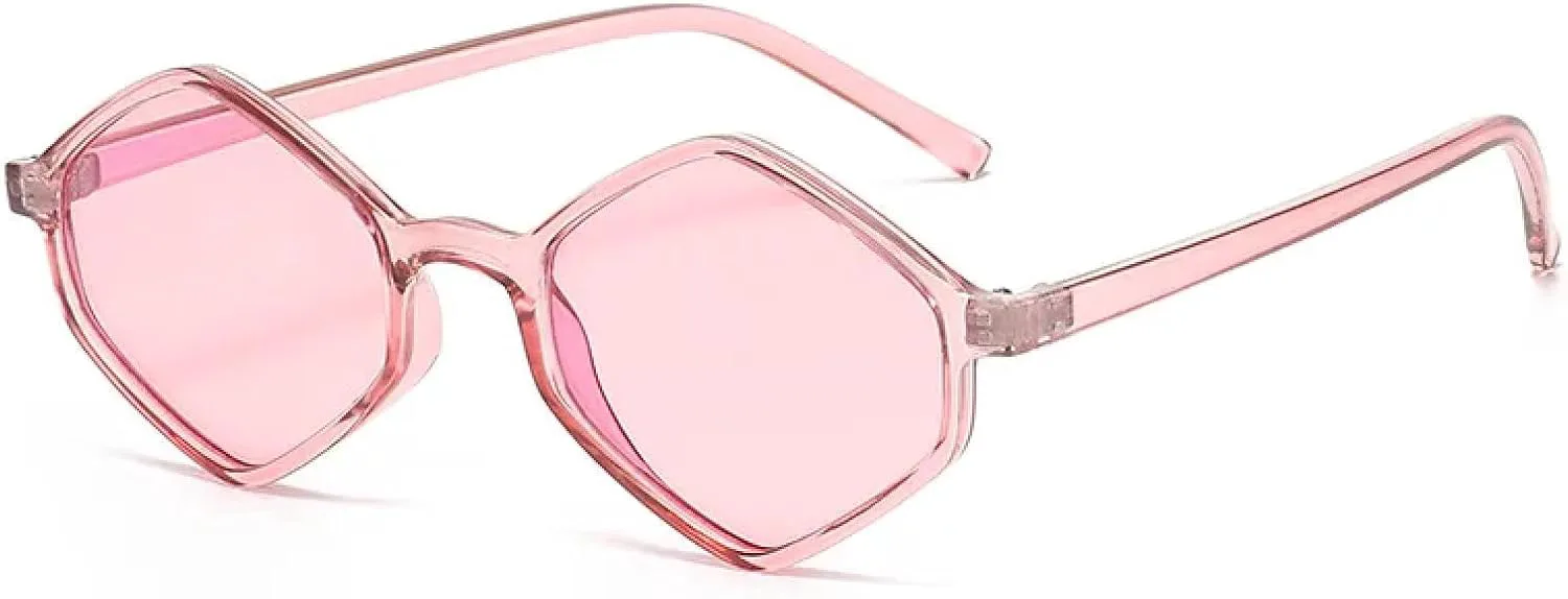 

Солнцезащитные очки с защитой от УФ-излучения UV400 | Тонкая оправа | Для женщин и мужчин | Для занятий спортом на открытом воздухе и вождения DSVIGF, Pink