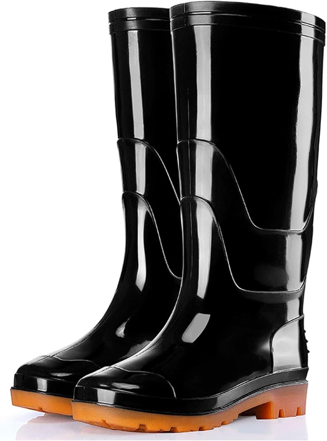 

Высокие и средние водонепроницаемые резиновые сапоги, противоскользящие сапоги с флисовой подкладкой и подошвой из коровьей кожи для строительства и мойки автомобилей Clingre Boutique Shop, 35CM Type 1