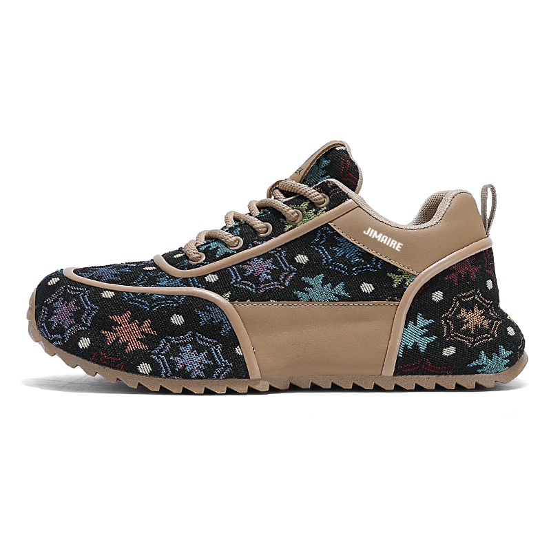 

Нескользящие низкие повседневные туфли для мужчин King Jinmai, Black/Khaki