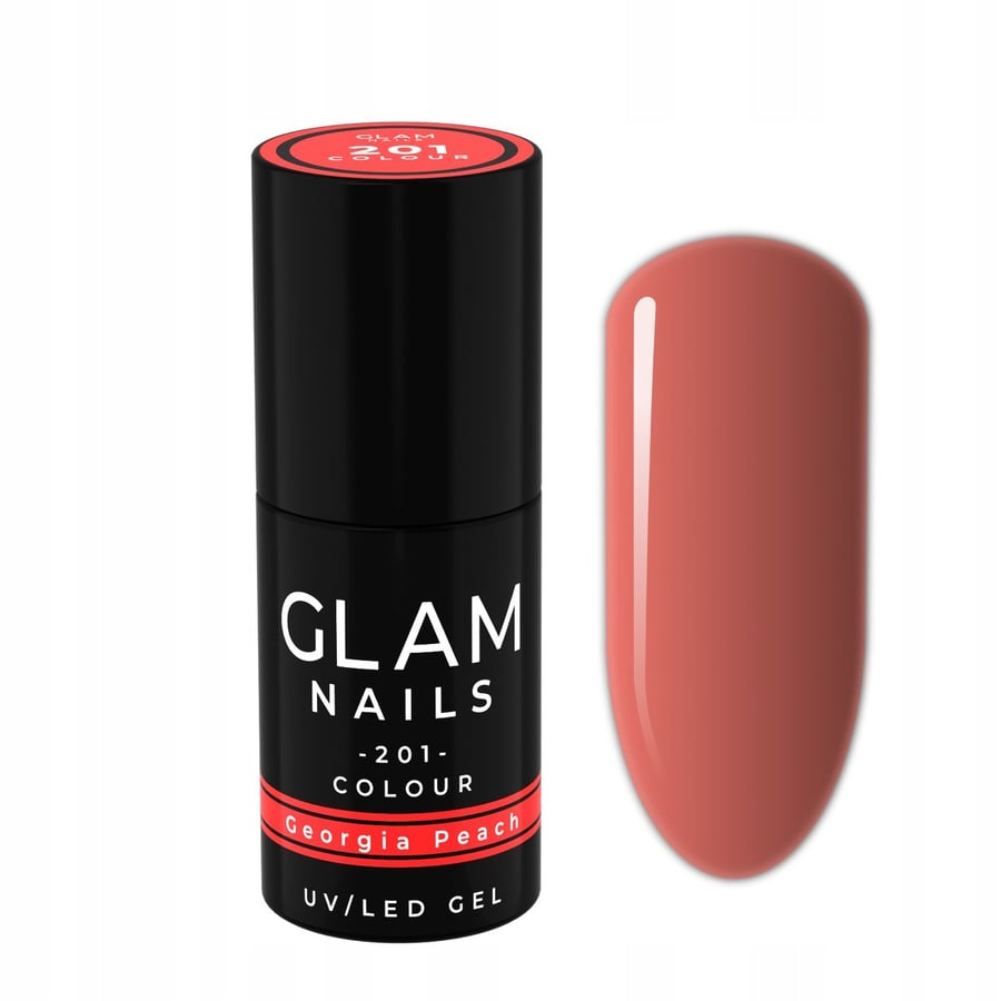 

Гибридный лак для ногтей Glam Nails 201 Georgia Peach 6 мл