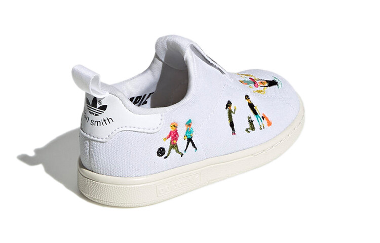 Обувь для малышей STAN SMITH Collection TD Low-top белого цвета Adidas Originals — фото 4