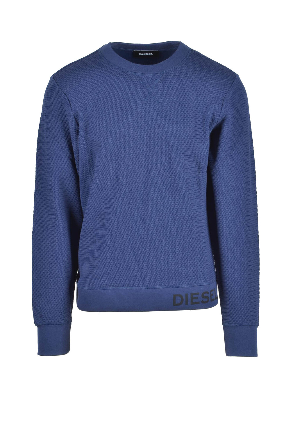 

Джемпер Diesel однотонный с логотипом, синий