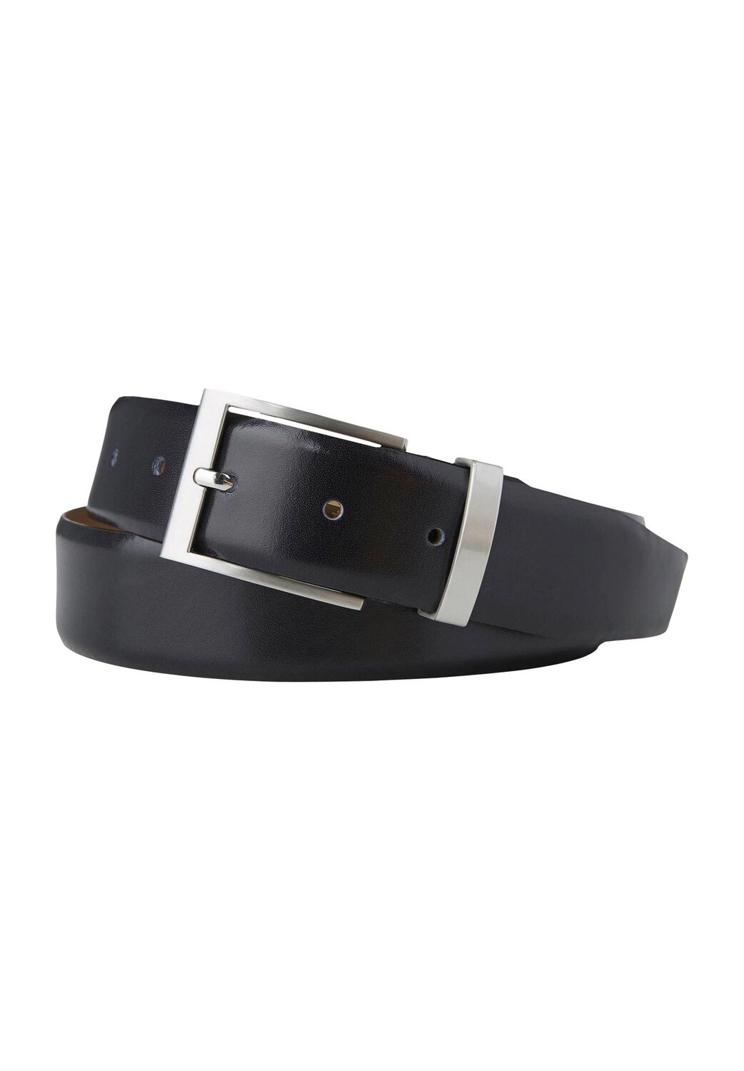 

Ремень кожаный, пряжка, однотонный, мужской Pierre cardin, цвет 10 Schwarz