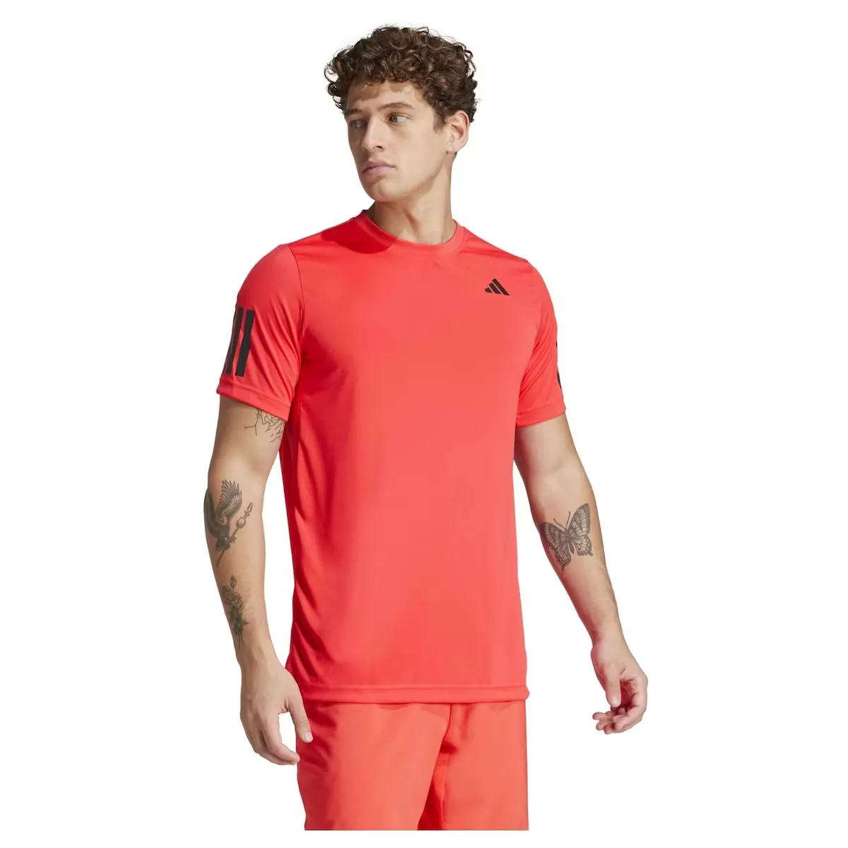 

Мужская теннисная рубашка CLUB 3STR Adidas, цвет Salmón