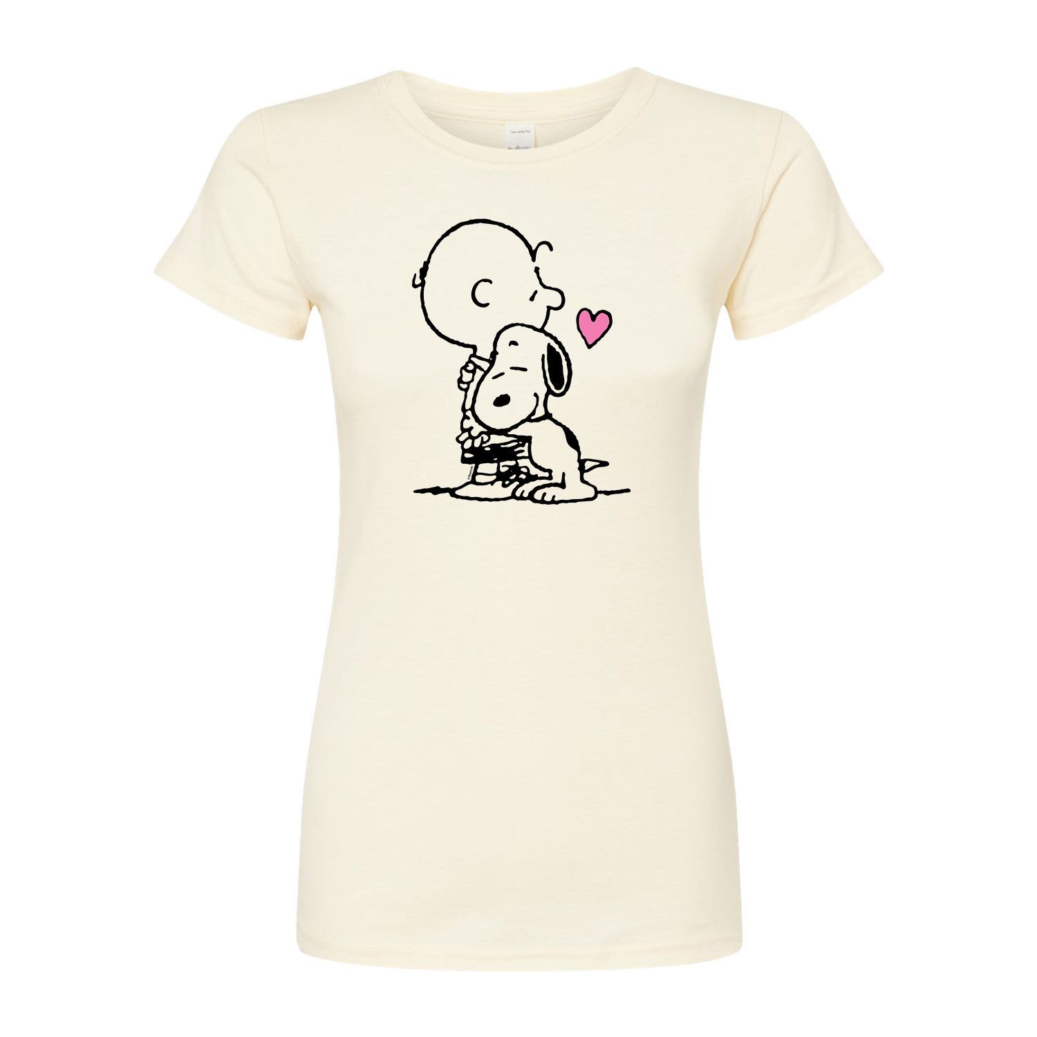 

Облегающая футболка Peanuts Snoopy Charlie Hug для юниоров Licensed Character