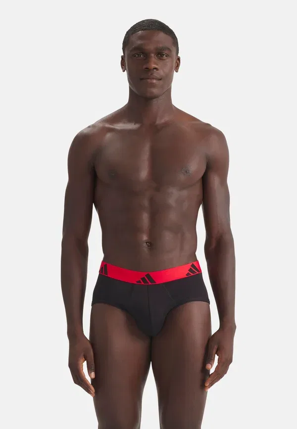 Трусы Adidas Sportswear 3Er Pack Active Flex Slip Briefs, черный мультиколор — фото 2