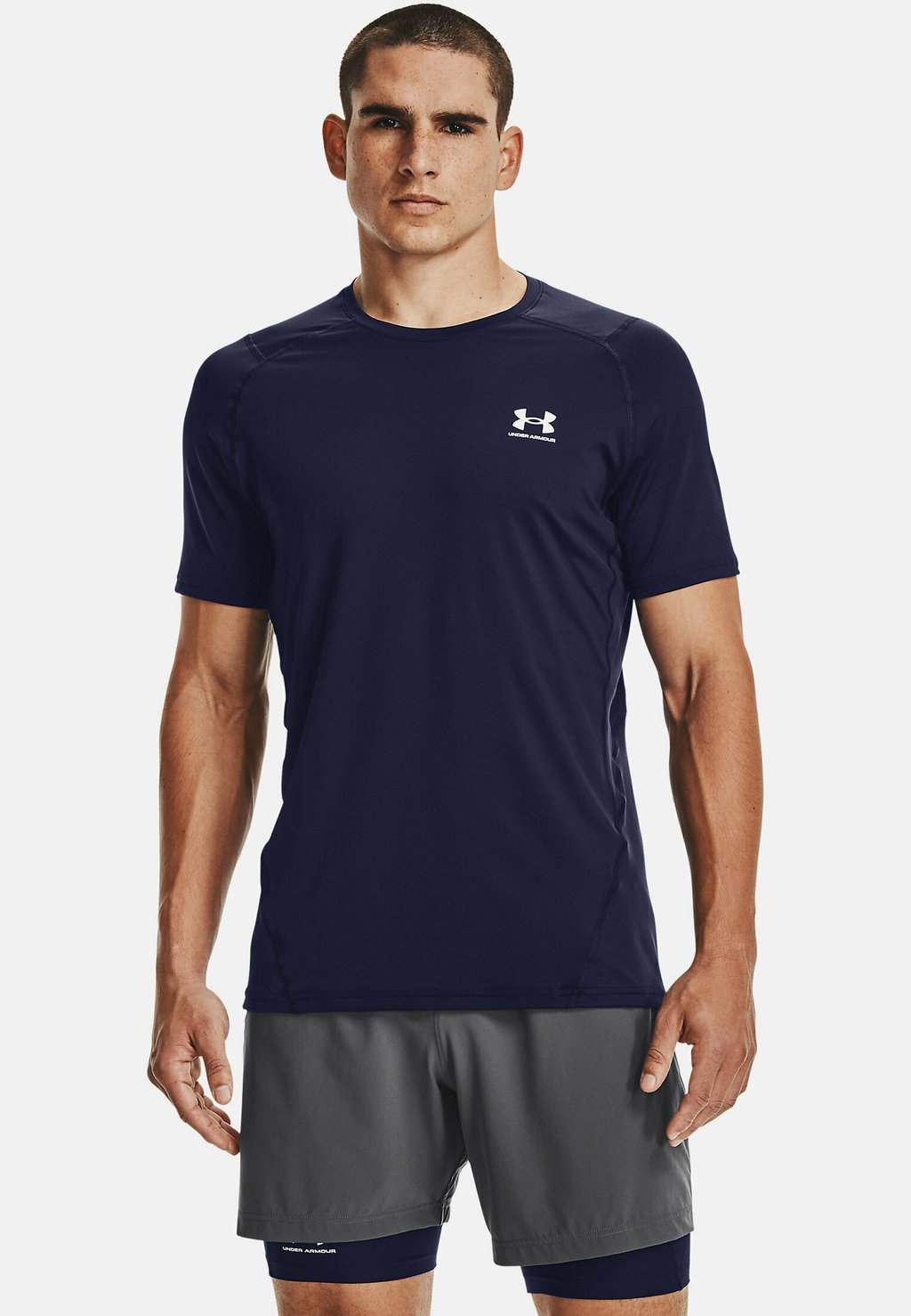 

Футболка Under Armour HG SS, цвет Midnight Navy, Черный, Футболка Under Armour HG SS, цвет Midnight Navy