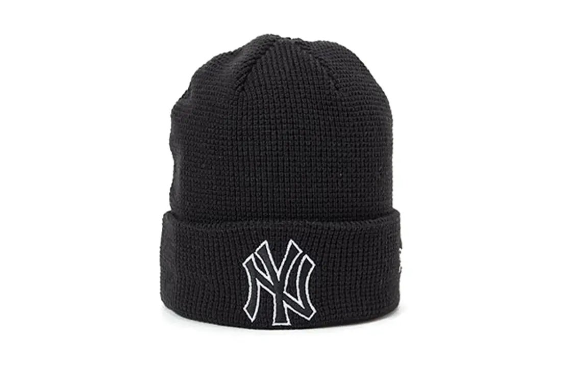 

New Era Акриловая вязаная шапка унисекс черная, Black