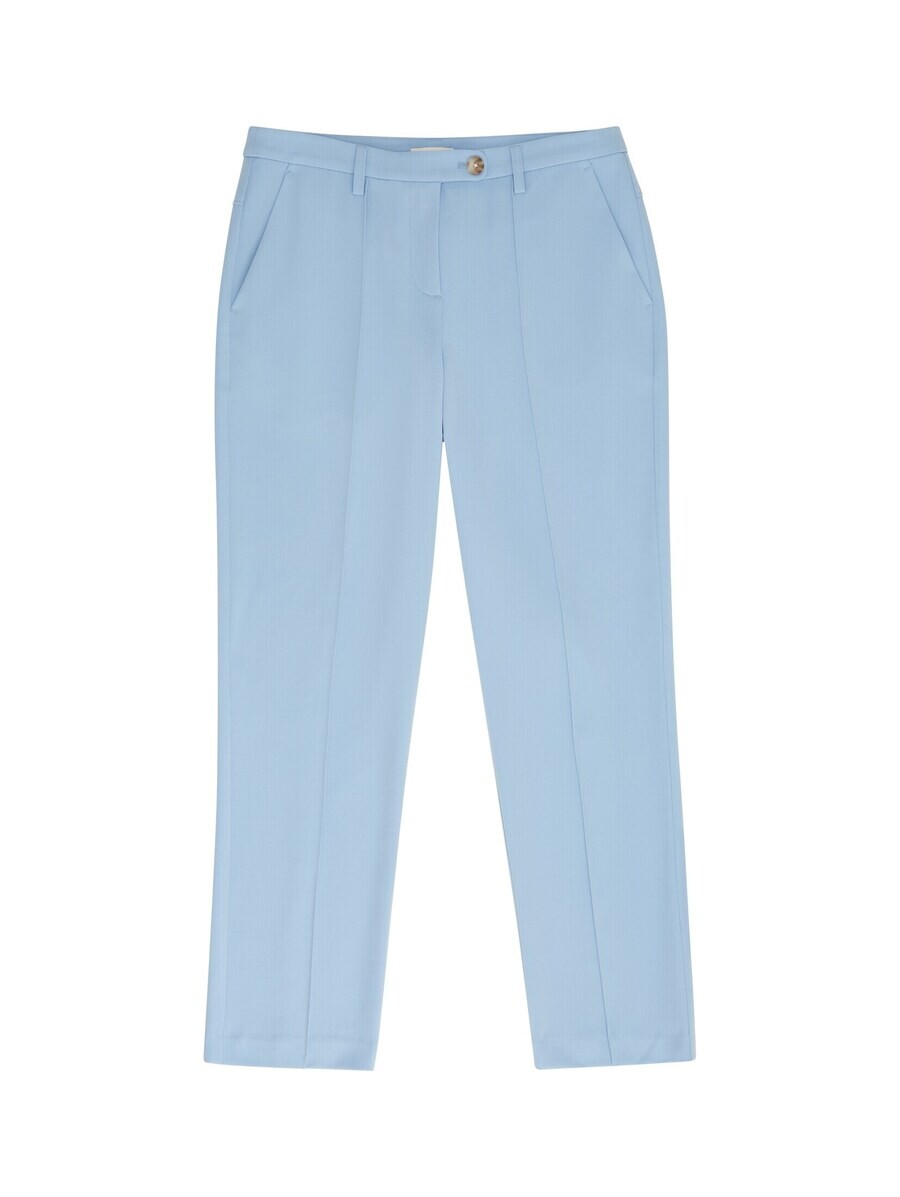 

Брюки TOM TAILOR Slim fit Pleated Pants Mia, светло-синий